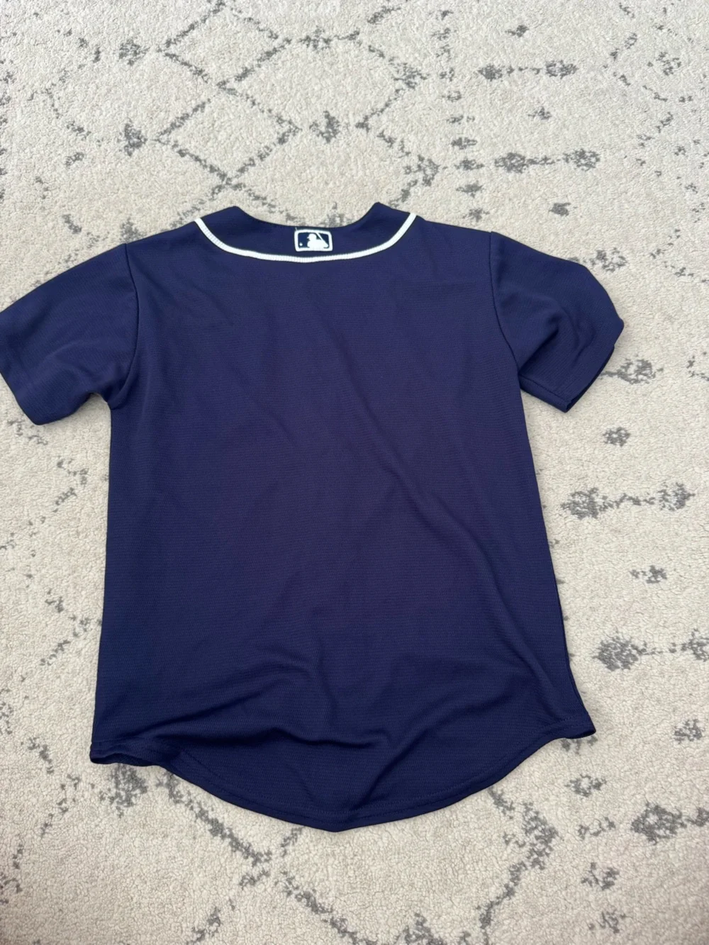 Detroit Tigers Button Down Short Sleeve Top